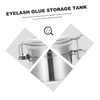 minkissy Stainless Steel Eyelash Glue Storage Tank for Beauty Salon
