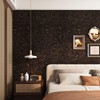 FunStick Bronze Black Concrete Wallpaper Peel and Stick Textured Metallic