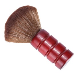 FOMIYES Face Duster Large Barber Tool Face Cleaner Brush Haircut Brush Barber Face Brush Fiber Hair Brush Hairstyling Tool Salon Barber Hair Duster Bamboo Neck Sweep Red
