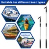Telescoping Boat Hook Pole for Docking, 2.46-12ft Boat Hook long