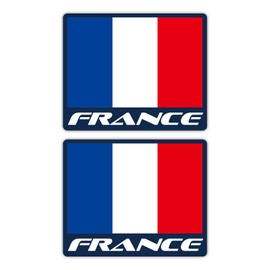 [BABICARE] Made in Japan FRANCE France Flag Sticker/Sticker for Clothes/Car Body Safe Heat Resistant/Water Resistant/Lightproof/UV Protection/Japan Quality Plastic NF-SER Flag 2.5 x 2.0 inches (64 x