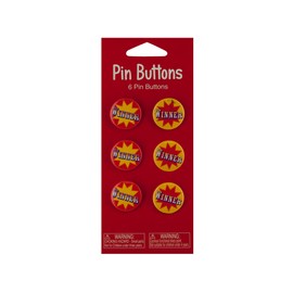 Kole Imports Big Top Winner Party Favor Buttons