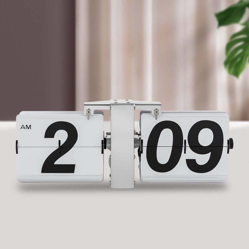 CeRaBuRET Flip Clock with High Accuracy, Retro Style Flip Desk