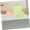 Hohopeti 3pcs Transparent Storage Box Set Clear Plastic Organizing Containers