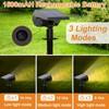 WELALO Solar Spot Lights Outdoor, [2 Pack/65 LED/3 Modes] Solar