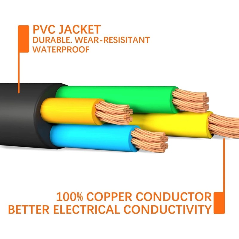 EPICORD 30A 30Ft RV Power Extension Cord, NEMA TT-30P to