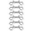 6Pcs Double End Snap Hook Stainless Steel Multifunctional Double Ended