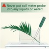 Tester Meter with LCD Display for Moisture, Temperature,Sunlight, and Time-Digital