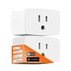 Onvis Matter Over Thread Smart Plug, Smart Mini Outlet, Works