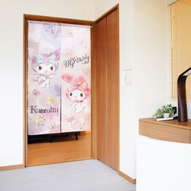 Noren Workshop My Melody Chrome Interior Goods Miscellaneous Goods Noren Tapestry Poster Width 33.5 x Length 59.1 inches (85 x 150 cm) Sanrio Characters 11884