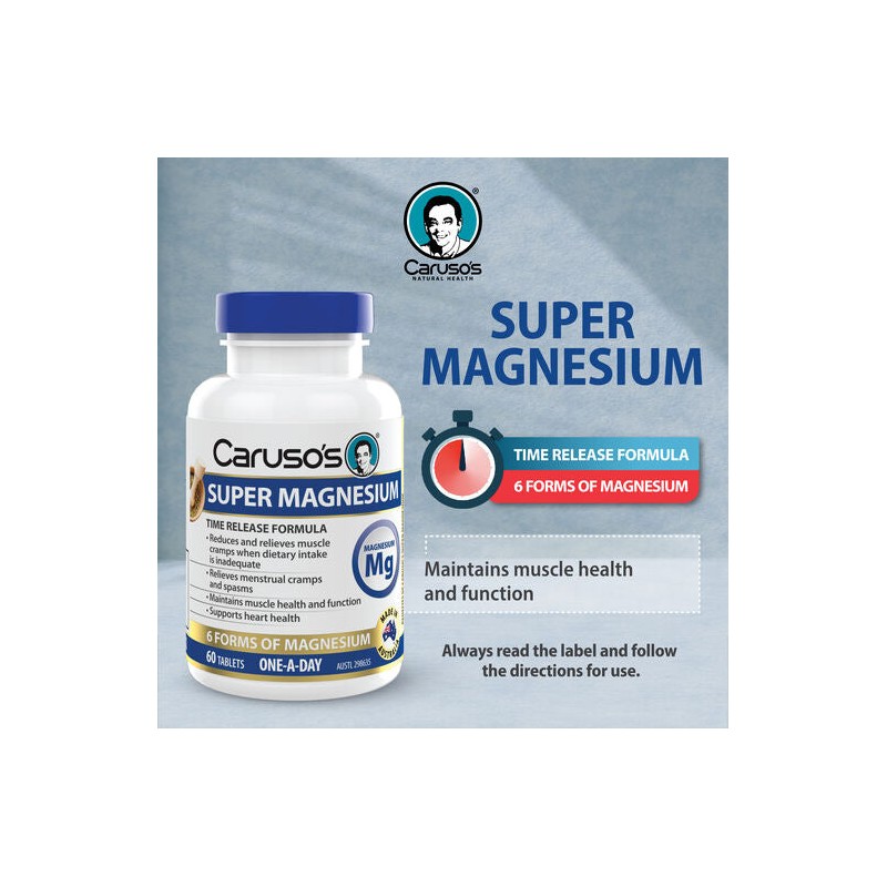 Caruso's Natural Health Super Magnesium 240 Tablets