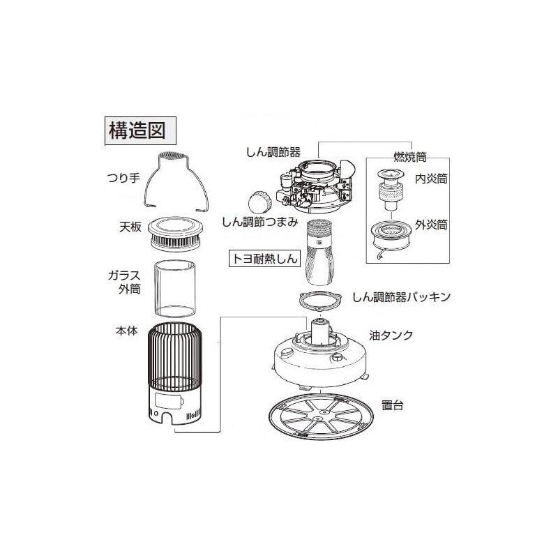 TOYOTOMI TTS-23 Replacement Shin for Petroleum Stoves (Type 23)