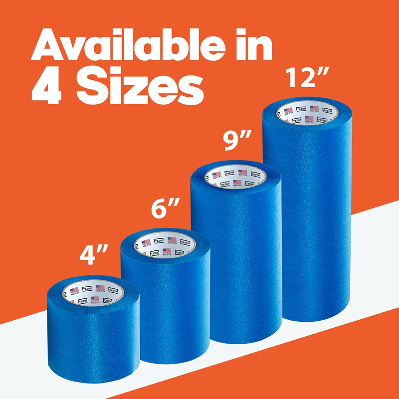 Wide Blue Painters Tape, 6 inch x 60 Yards, 3D