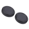 2PCS Lens Rear Caps ABS Plastic Snap On Lens Back