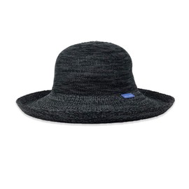 Wallaroo Women’s Victoria Sun Hat (Mixed Black) – Wide Brim, Packable, Adjustable, Breathable, Lightweight Mesh – Comfortable All Day Sun Protection for Outdoor Summer Activities and Travel Friendly
