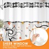Culudea Fall No Hook Shower Curtain with Snap in Liner,