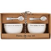 Mud Pie Salsa and Guacamole Serving Set of 2 with