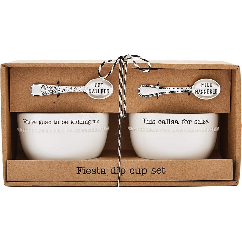 Mud Pie Salsa and Guacamole Serving Set of 2 with