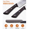 Naitesen 2PCS Cleaver Knife Set, Meat Cleaver & Nakiri Vegetable