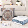 ZSYTZL Boho Throw Pillow Covers 20x20 inch Set of 2,Linen