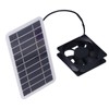2.5W Solar Panel Fan Solar Pet Exhaust Air Flowing Fan