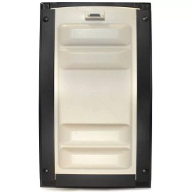 Patio Pacific Endura Flap Original Pet Door | For Walls| Black, Single 6" x 11" Small Flap