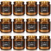 YOROXRG 12 Pcs Scented Candles with Added Natural Essential Oils,