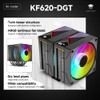 Jungle Leopard KF620-DGT CPU Air Cooler, Dual ARGB PWM Fans,