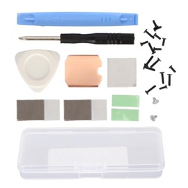 Para Steam Deck SSD Disipador Térmico Pad, M.2 2230 NVME SSD Cobre Disipador de Calor Refrigeración Pastas Térmicas Tapa Trasera Herramientas de Apertura Tornillo Reemplazo Para