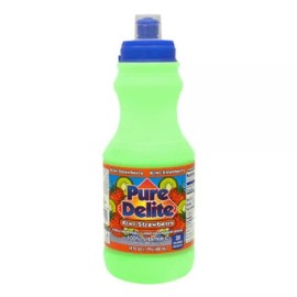 PURE DELITE Kiwi Strawberry Juice Drink, Sweet and Tangy Mix, 16 oz Bottle, R...