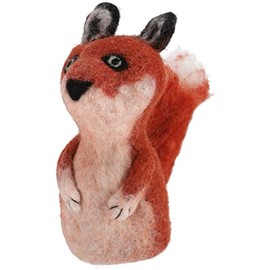 GURU SHOP Felt Egg Cosy, Handmade Felt Decoration from Nepal, Felt Animal - Fox, Orange, 14 x 8 x 8 cm, Kitchen Accessories, Other