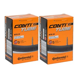 Continental 2 Piece Set of 2 Tube MTB 29" S42 Presta Type 1.7 inches (42 mm) Mountain Bike