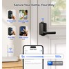 Veise VE029 WiFi Smart Lever Lock, Fingerprint Keyless Entry Door