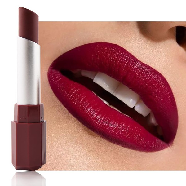 HHLTOH Maroon Lip stain Lipstick for Women Matte Lip and