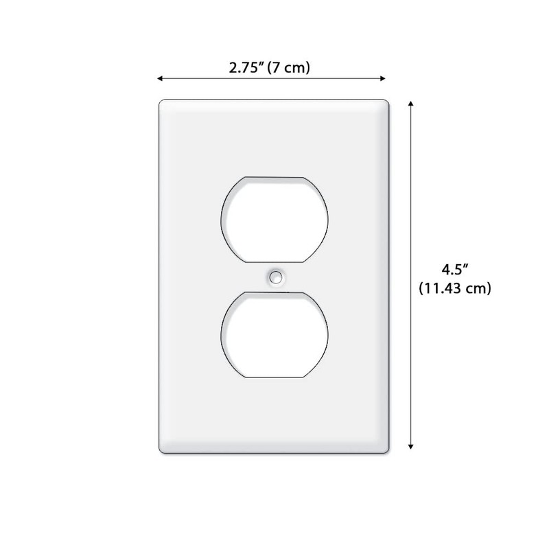 WIRESTER Duplex Outlet Cover Wall Plate/Switch Plate - Solid Green