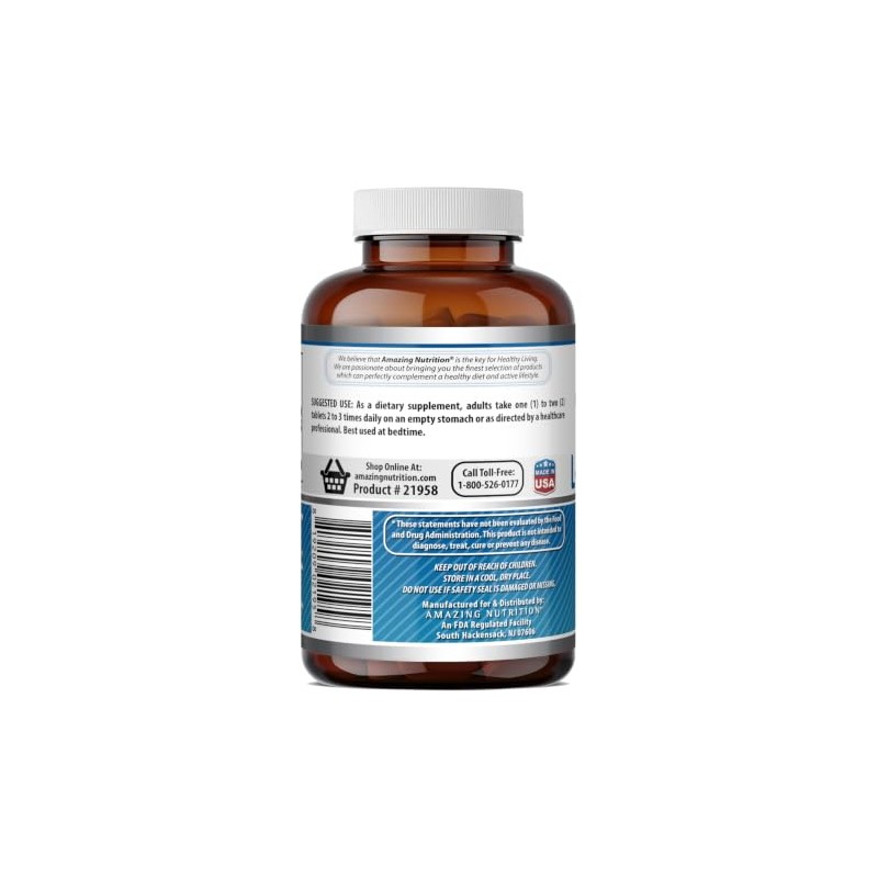 Amazing Nutrition L-Triptófano 1000 mg – 120 Tabletas