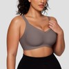 OEAK Womens Wireless Bras V Mesh Comfortable Bralette Supportive Tshirt