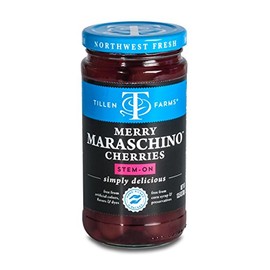 Tillen Farms - Maraschino Cherries - 14 oz (Pack of 6)