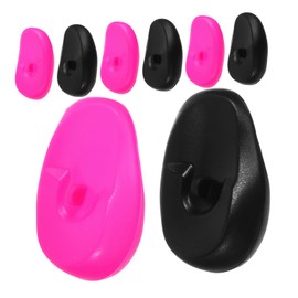 Healvian 8pcs Hair Dye Ear Covers Skin-friendly Earmuffs for Hair Coloring Each Comfortable and Protective Ear Caps