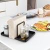 Napkin Holder for Table, Metal Napkin Holder with Salt and