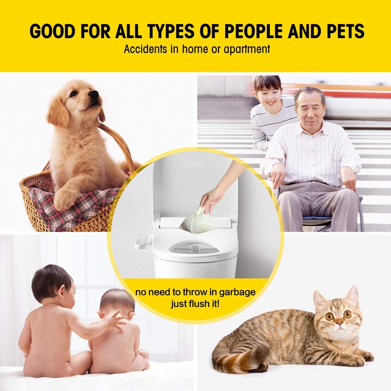 Doodie Flush Dog Poop Bag - Refill – 80 Biodegradable