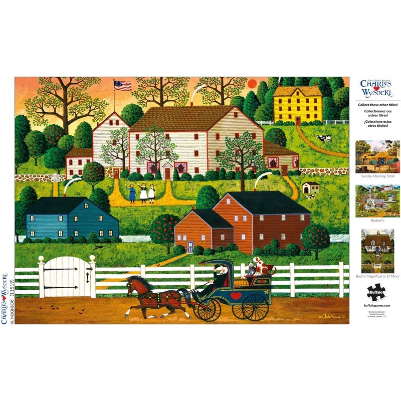 Buffalo Games - Charles Wysocki - Hi, Neighbor! - 1000