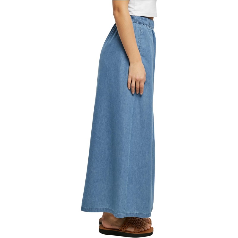 Urban Classics Women's Skirt, Skyblue Washed