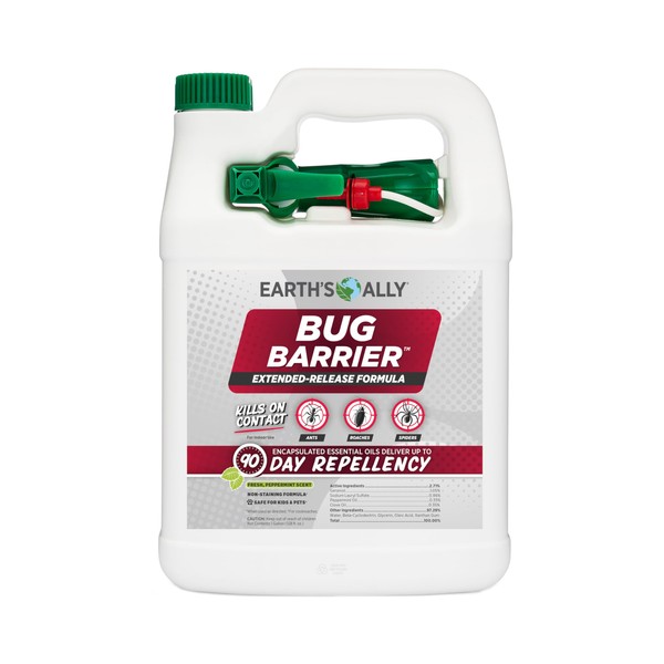 Earth’s Ally Bug Barrier 1 gal Ready-to-Use | Safe, Pet-Friendly