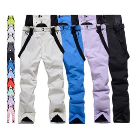 peak motion Ski Pants, Unisex, XS–XXXL, 7 Sizes, Boardwear, Snowboarding, Skiing, Waterproof, Water Pressure Resistance 15,000 mm, Black