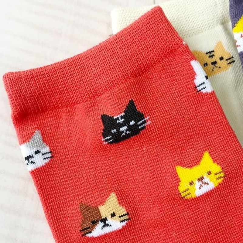 Chalier Womens Funny Socks Cozy Cute Printed Patterned Fun Sock