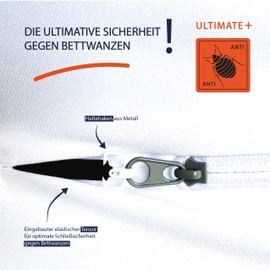 Twillie Complete Mattress Protector 70 x 190 x 15 cm, Superior Quality, 100% Waterproof, Breathable, Anti-Bed Bugs & Mites, Oeko-Tex® Certified, AEGIS® Treatment