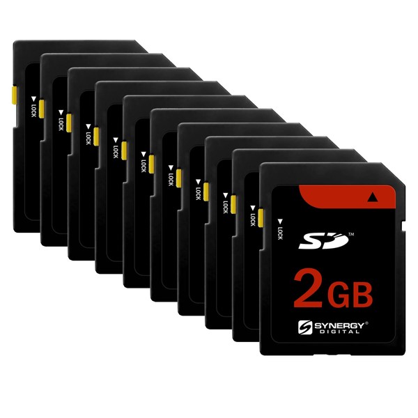 Synergy Digital 2GB Secure Digital SD Memory Cards, Compatible with
