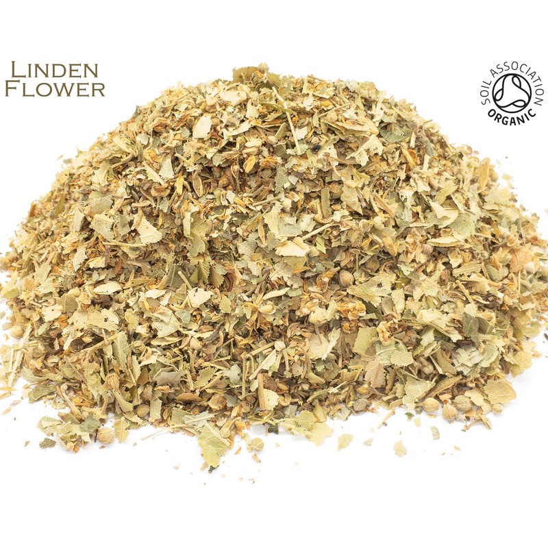 Organic Linden Flower Pure Herbal Infusion (25 Unbleached Tea Bags