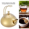Stainless Steel Tea Kettle, 1.5L Induction Ready with Long Handle,